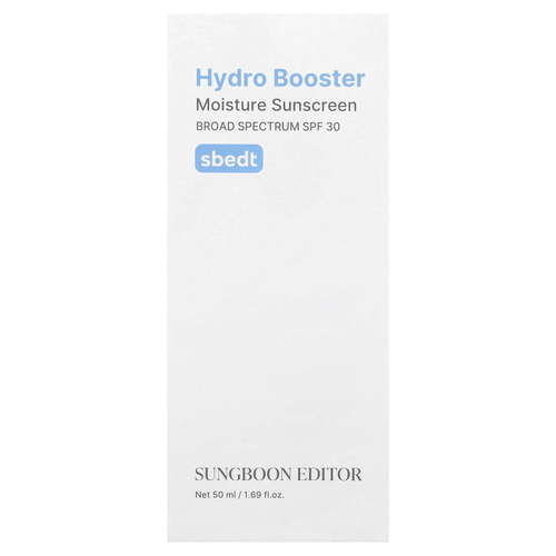 Sungboon Editor, Hydro Booster, увлажняющее солнцезащитное средство, SPF 30, 50 мл (1,69 жидк. унции)