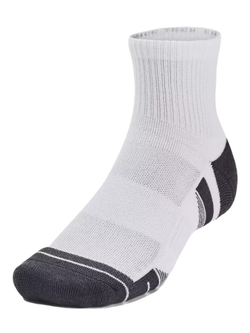 Теннисные носки Under Armour Performance Tech Quarter Socks 3-Pack - White