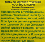Астра Букетная лососево-красная СМЦ-431