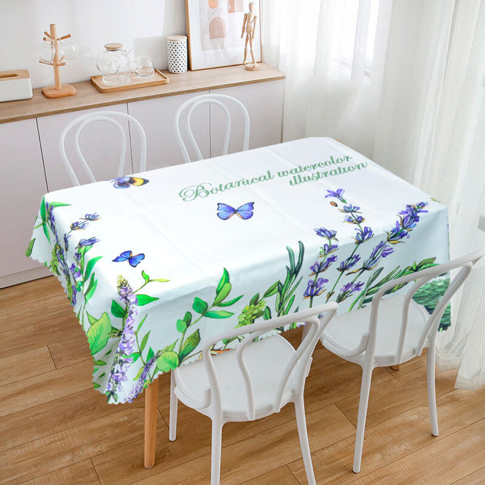 Скатерть 140*200см с водоотталкивающей пропиткой, 100% полиэстер, NN-1008545