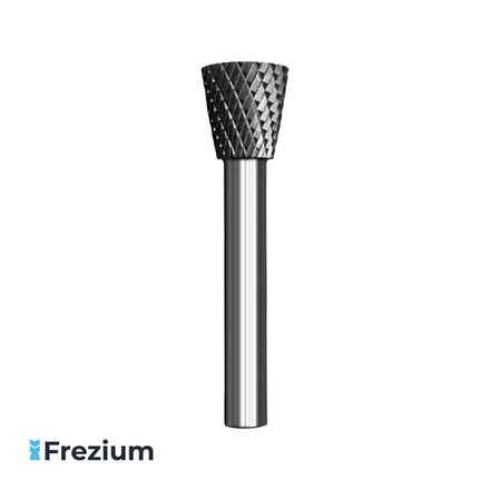 Борфреза твердосплавная по металлу 16x8x16x65 мм; Форма N