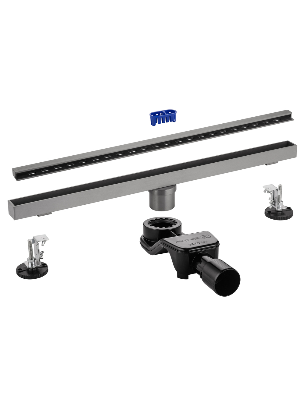 Душевой трап 60 см WONZON & WOGHAND, Темный графит (WW-65406M-GM)