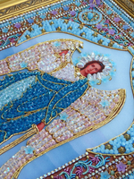 И-24 Набор для вышивания хрустальными камнями Ангел Хранитель домашнего очага