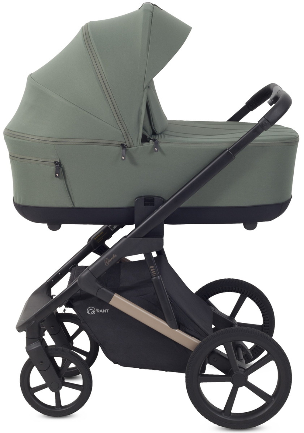Детская коляска Rant Garda 3 в 1 с автокреслом Cruise Grey Olive