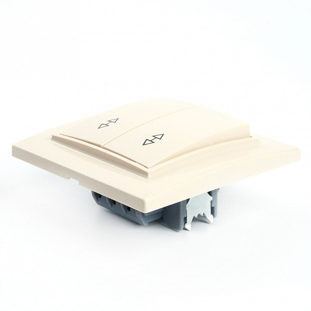 Переключатель двухклавишный Stekker Эрна 39920