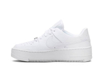 Кроссовки Nike Air Force 1 Sage Triple White (W) (Женская размерная сетка)