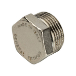 Заглушка с наружной резьбой STOUT SFT 0025 - 3/4" (для стальных труб, латунь никелированная)