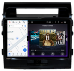 Магнитола для Toyota Land Cruiser 200 2007-2015 (экран климата внизу) - Redpower 85200M PRO/PROmax ТОП звук, 2K QLED, Android 14, CarPlay, 4G SIM-слот