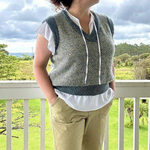 Описание по вязанию жилета спицами "Hornby"