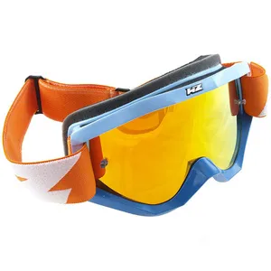 Очки кроссовые HZ Goggles Gemini Blue/Orange 31WS04