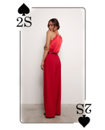 Брюки красные