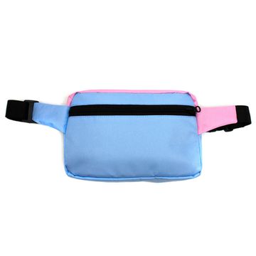 Поясная сумка ZAIN 235. Голубой&Розовый