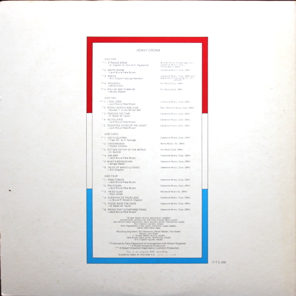 Cream / Heavy Cream (2LP)