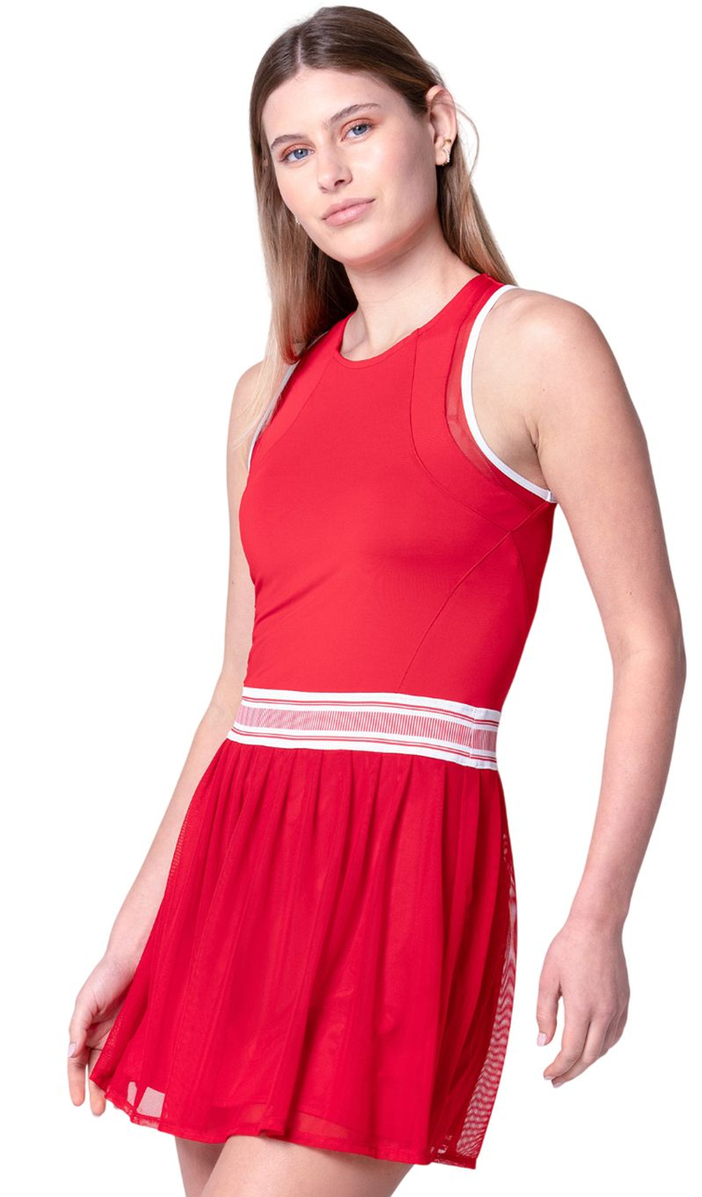 Теннисное платье Lucky in Love Level Up - team red