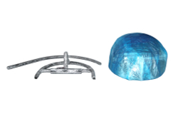 Кресло подвесное Лондон арт.3978-МП (стойка+основание.черн.,корзн.серая.,подуш.серая, 3 уп. (Т))