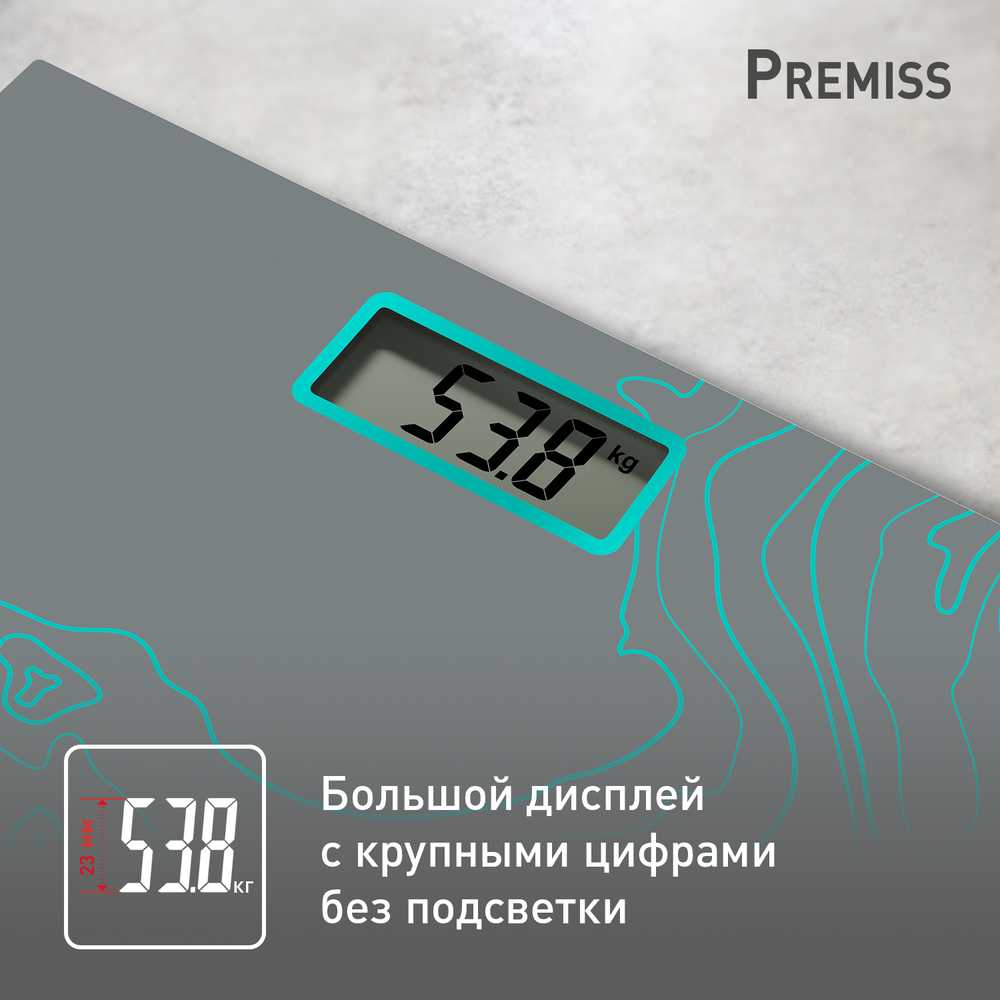 Напольные весы Tefal Premiss Maps Silver PP1435V0