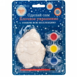 Набор для творчества Вязанный Дед Мороз: подвесное украшение 2х12.5х17.5см (арт.77976)