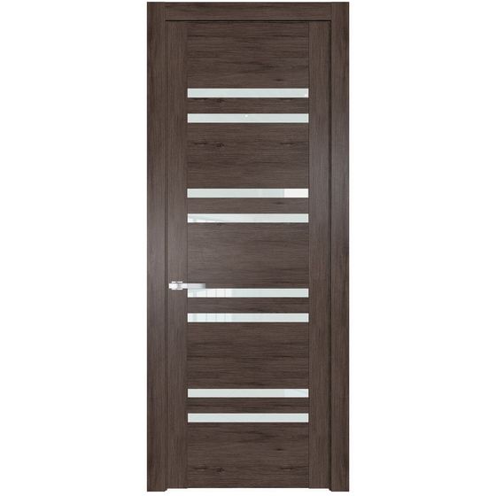 Межкомнатная дверь Profil Doors 1.6N дуб тобакко стекло белый триплекс