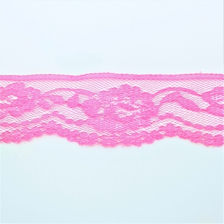 Кружево 32 мм, цвет коралловый, намотка 25 м (10206100/121114/009893/01_Испания)