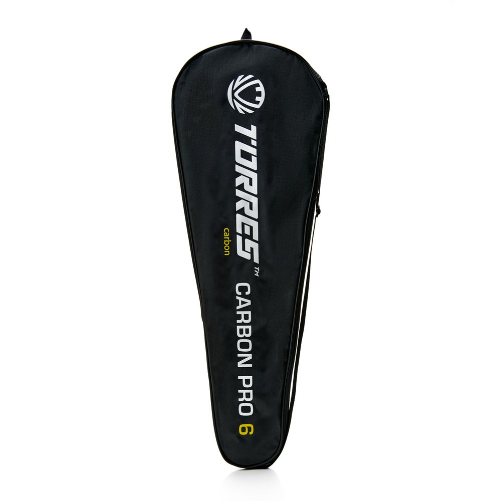 Ракетка бадм. TORRES Carbon PRO6, BD23521,для продв., стерж/обод из карбона,со струнами, фиол