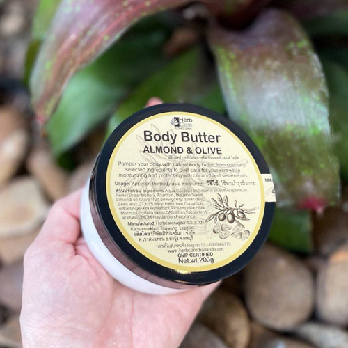 Крем-баттер для тела с маслом Миндаля и Оливы Almond Olive Body Butter HerbCare