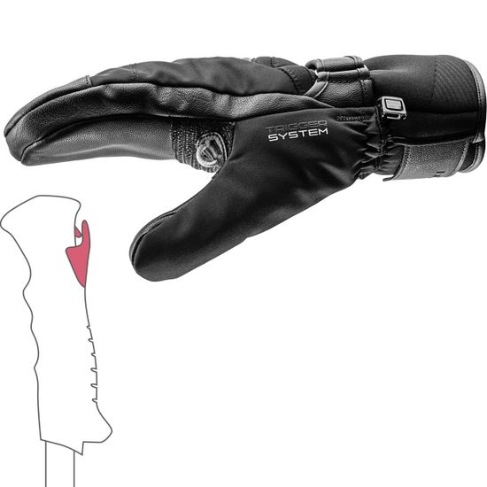 Варежки LEKI Stormlite 3D черные 23/24