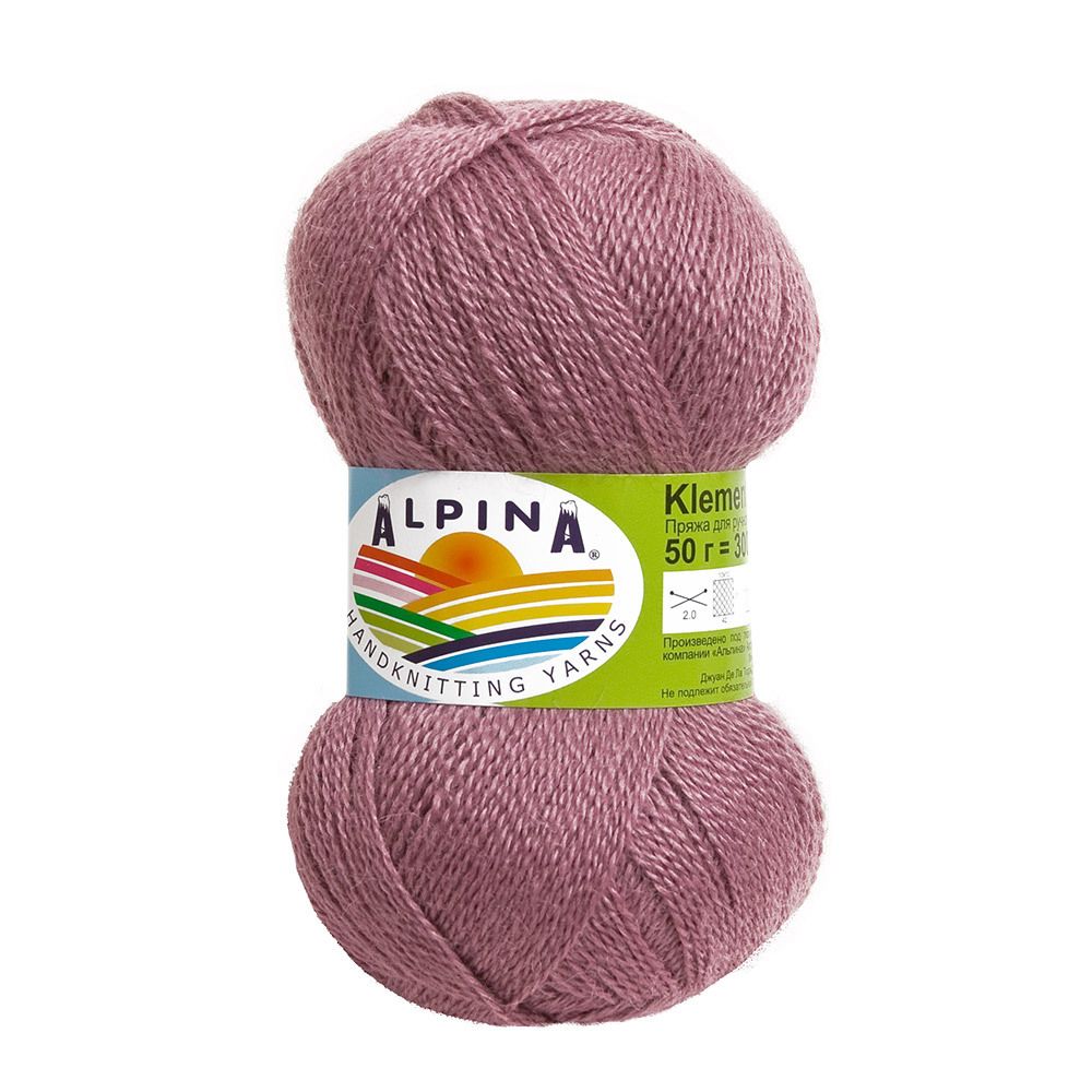 Пряжа Alpina Klement / уп.4 мот. по 50г, 300м, 13 сиреневый Пряжа Alpina Klement / уп.4 мот. по 50г, 300м, 13 сиреневый