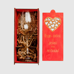 Бокал для вина с гравировкой в подарочной коробке PKS24