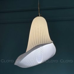 Подвесной светильник Cloyd OSANNA P1 / Ø13 см - керамика - белый (арт.11887)