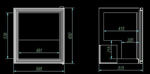 Шкаф морозильный Hurakan HKN-UF100G