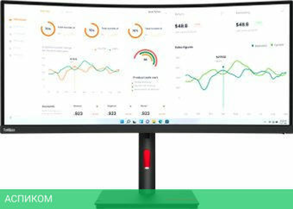 Монитор Lenovo ThinkVision T34w-30 63D4GAT1UK