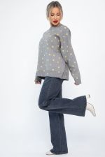 Свитер оверсайз Анита (серый) Б14759-1М LT Collection