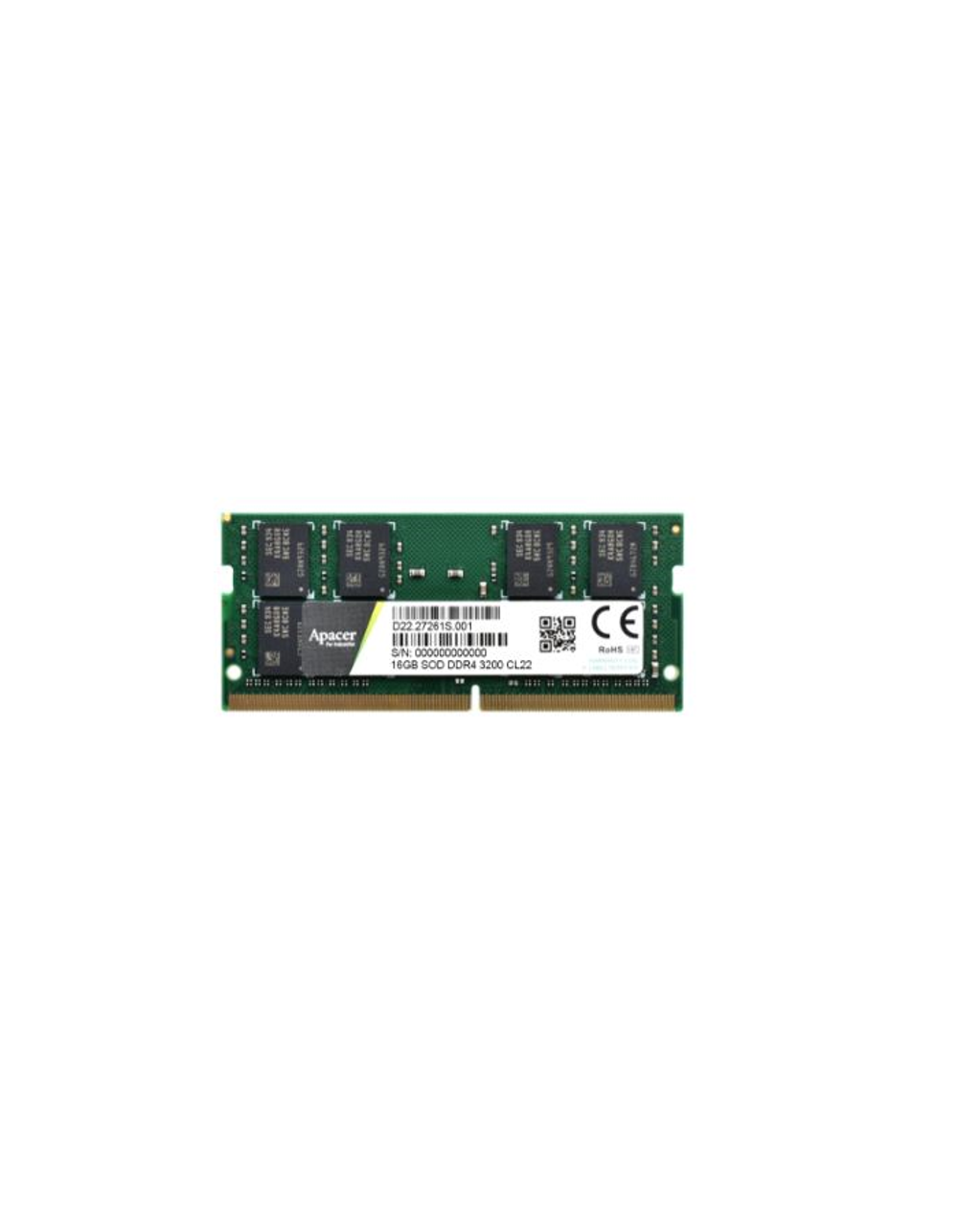Apacer DDR4 4GB 2666MHz SO-DIMM (PC4-21300) CL19 1.2V (Retail) 512x8 3 years (AS04GGB26CQTBGH/ES.04G2V.KNH)