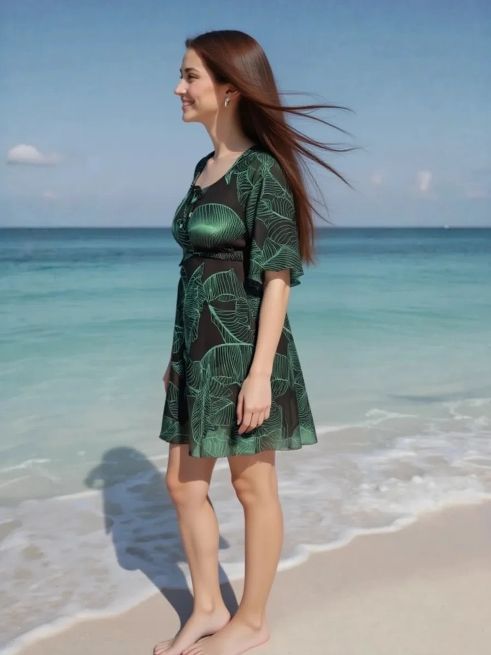 Купальник-платье слитный большой размер