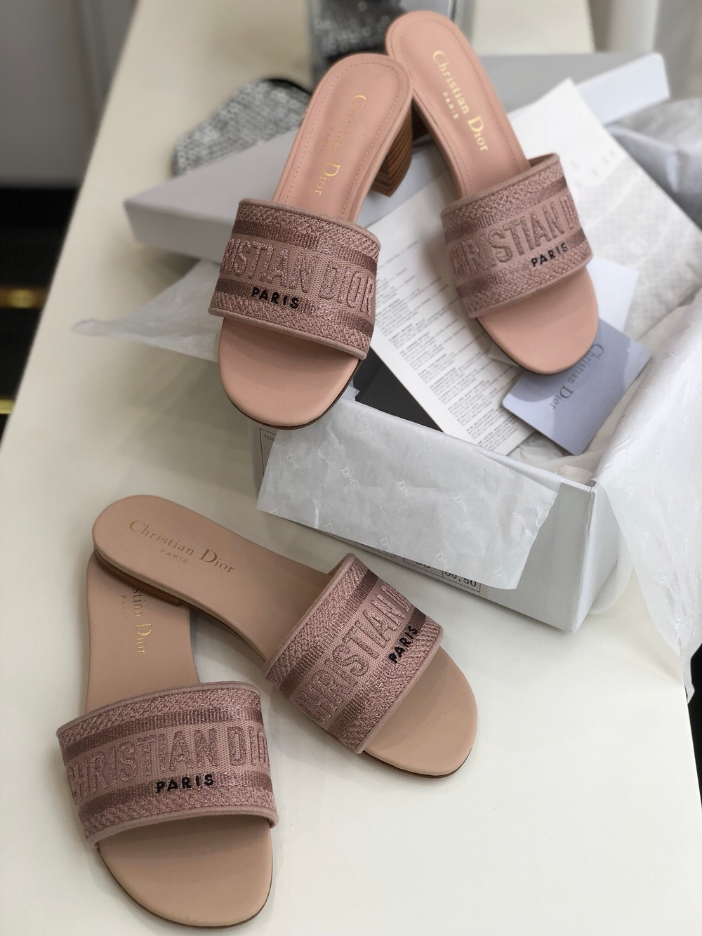 Christian Dior Dway Heeled Slide
