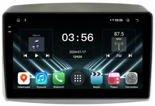 Магнитола для KIA Sorento Prime UM 2015-2020 (рамка-накладка) - FarCar S280 монитор 10.36" IPS на Android 13, CarPlay