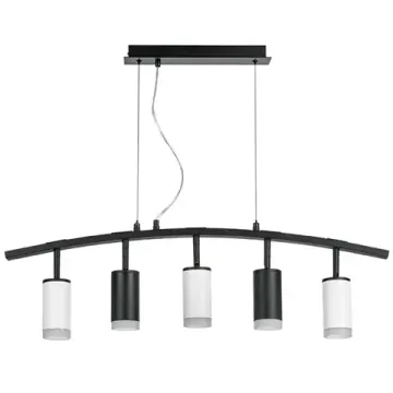 Подвесной светильник 5*GU10 LR7353723630 чёрный/белый Rullo Lightstar