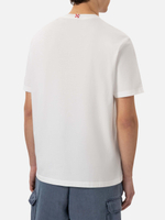 Футболка MC Saint Barth Superman steel белая