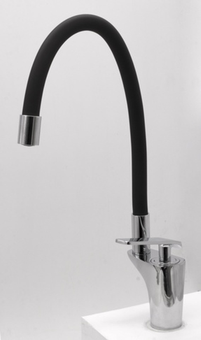 333521-2C См-ль од. для кухни с гибким из. (хром, из. чер.) ViEiR (10/1шт)