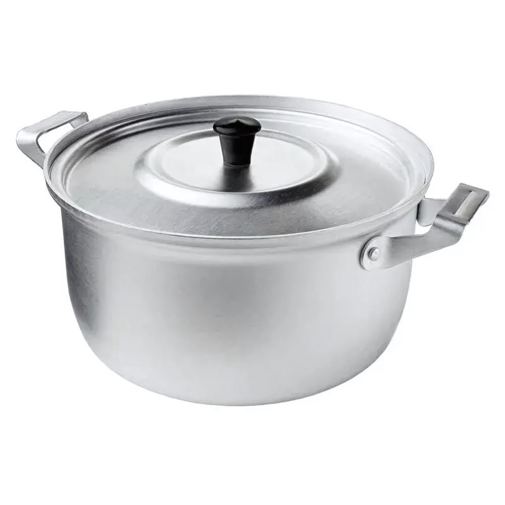 Кастрюля алюминиевая 2,5л сферическая