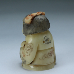 Нэцкэ Девушка с угрем