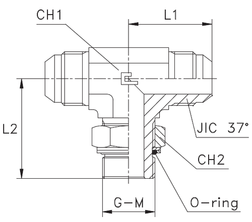 Штуцер FRTA JIC 9/16 - 16х1.5