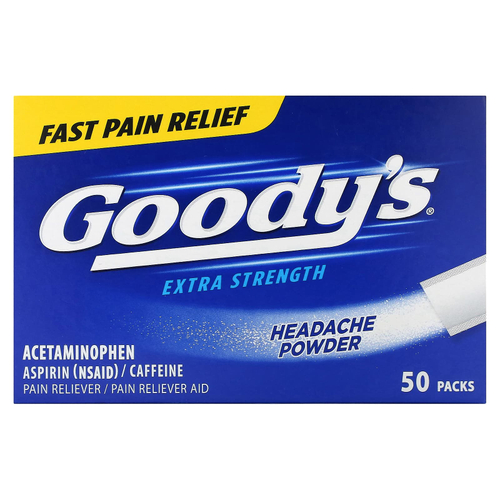 Goody's, порошок от головной боли, 50 пакетиков