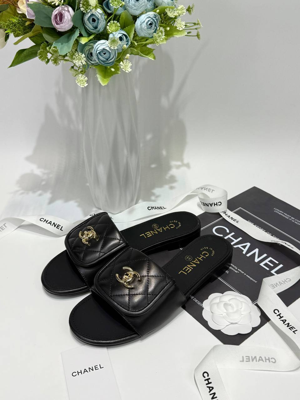 Шлепанцы CHANEL