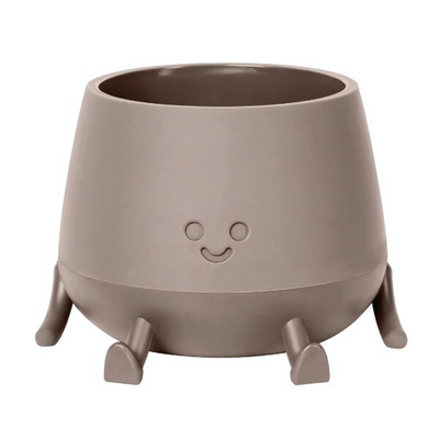 Кашпо "Мистер Грин" (0,6л) с дренажным донышком Цв. Пралине