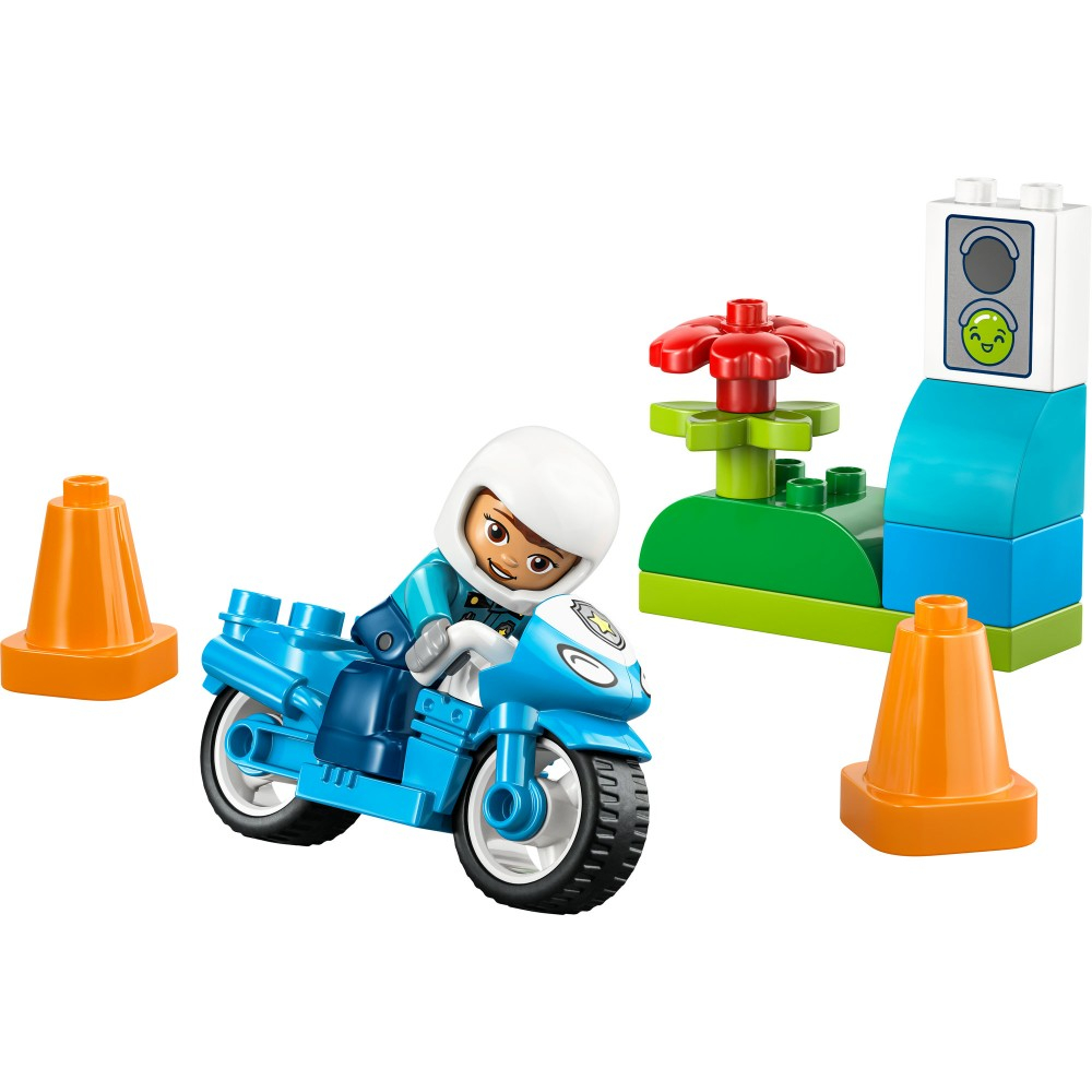 LEGO DUPLO - Синий полицейский мотоцикл 10471