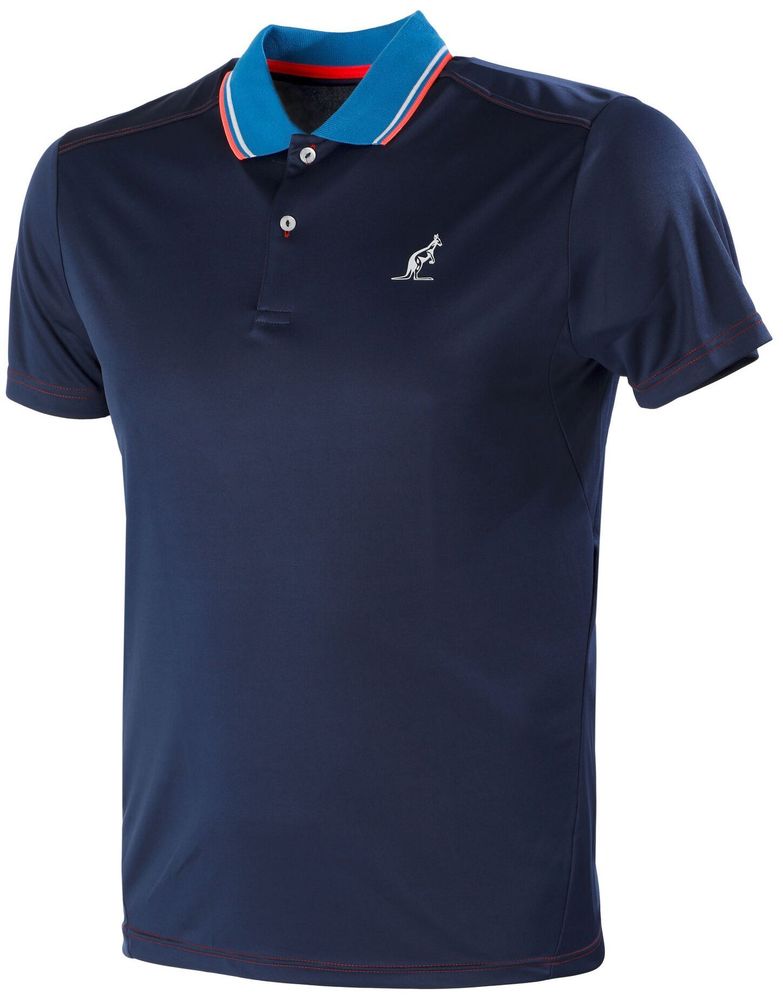 Мужское поло теннисное Australian Ace Polo - blu cosmo