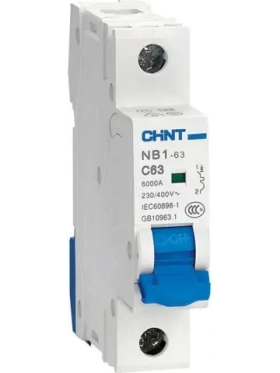 CHINT Авт. выкл. NB1-63 1P 2A 6кА х-ка C (R) 179617 Chint