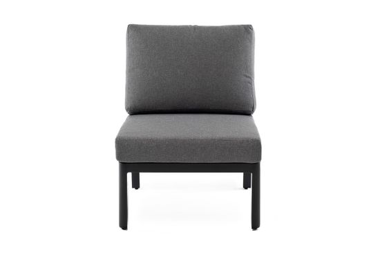 "Париж" модуль диванный алюминиевый центральный, цвет серый