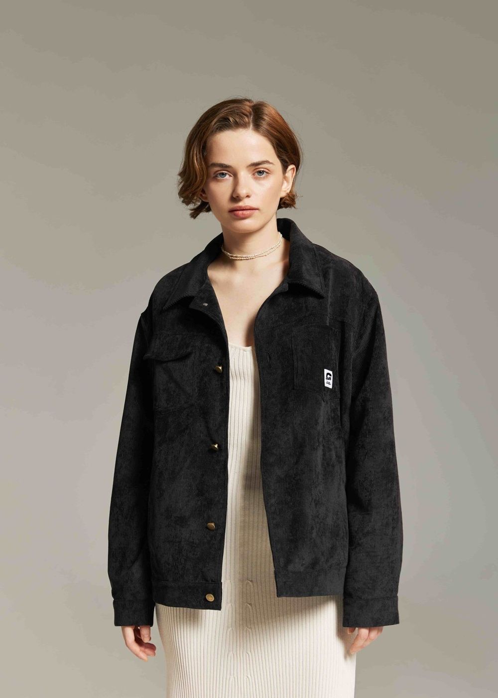 Куртка Called a Garment Corduroy work Угольно-черная